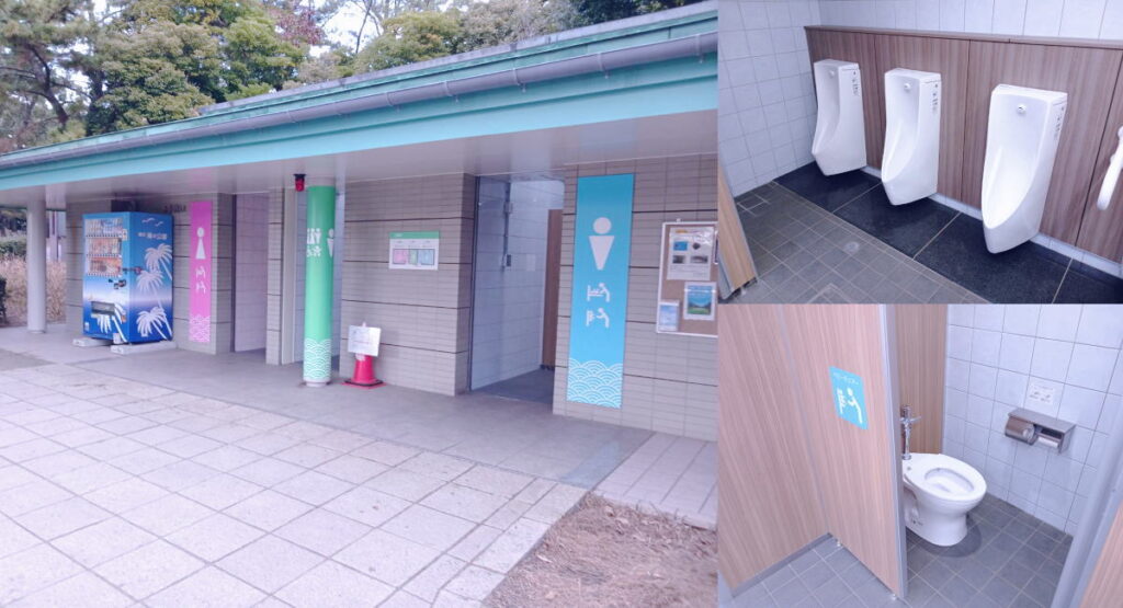 横浜市金沢区海の公園の公衆トイレ
