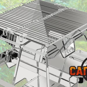 ソロキャンプ用焚火台コンロ