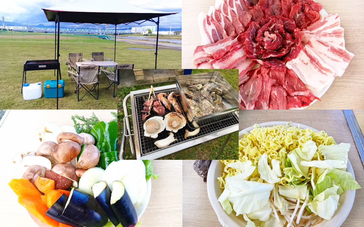 手ぶらでBBQ海鮮デラックスプラン