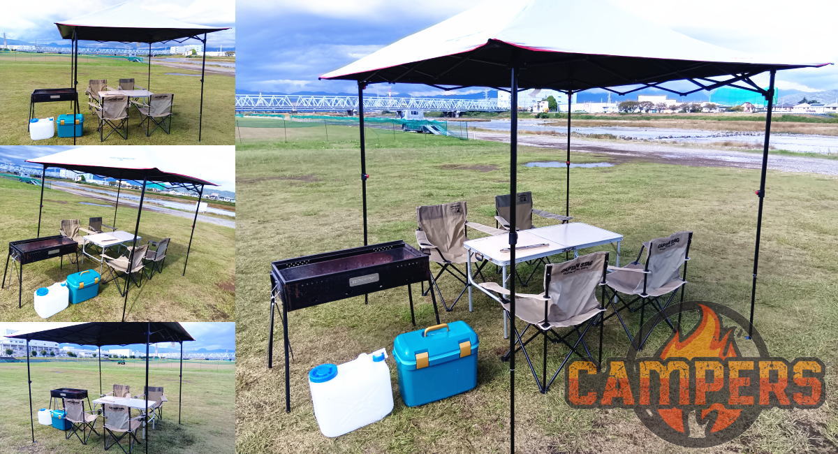 BBQ機材レンタルセット(4名～8名用) - BBQ機材レンタルCampers