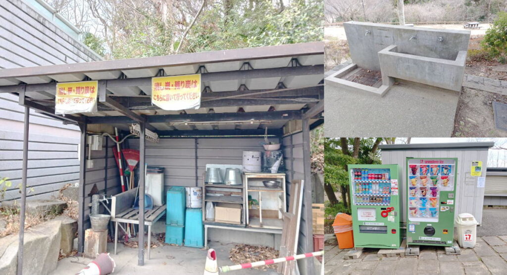 横浜市金沢自然公園BBQ場の風景