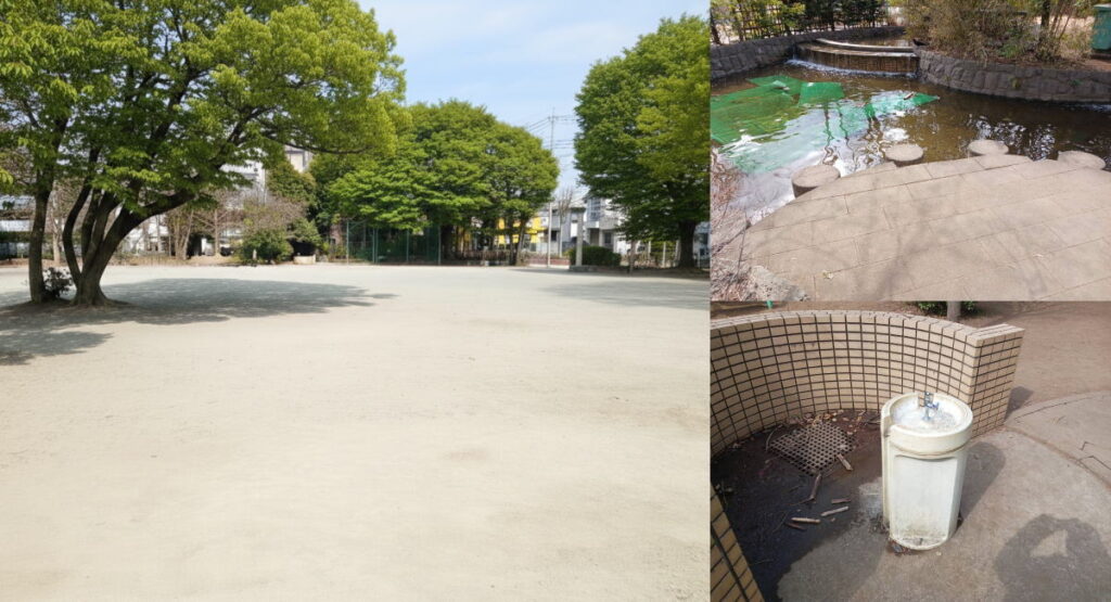 小金井市栗山公園の広場