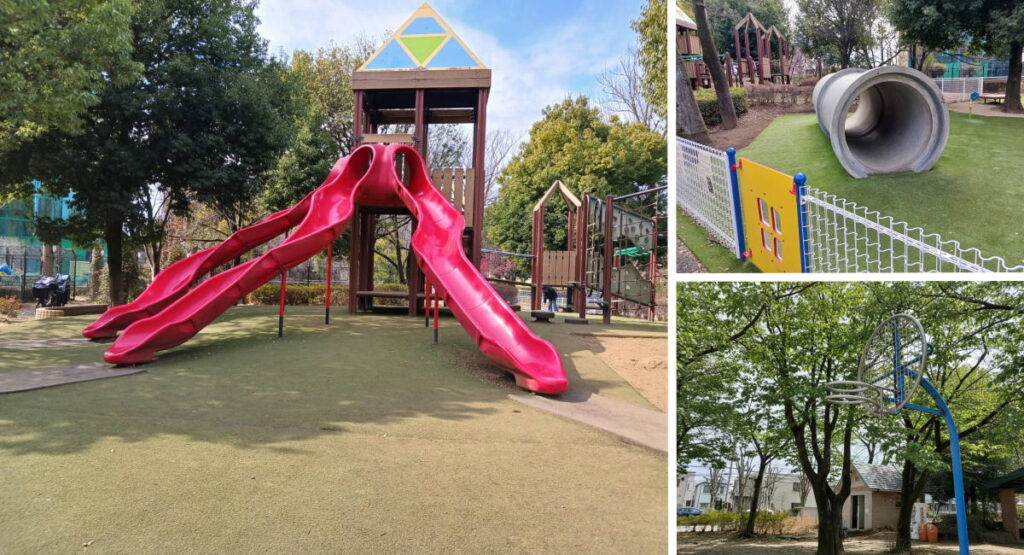 小金井市栗山公園の遊具広場