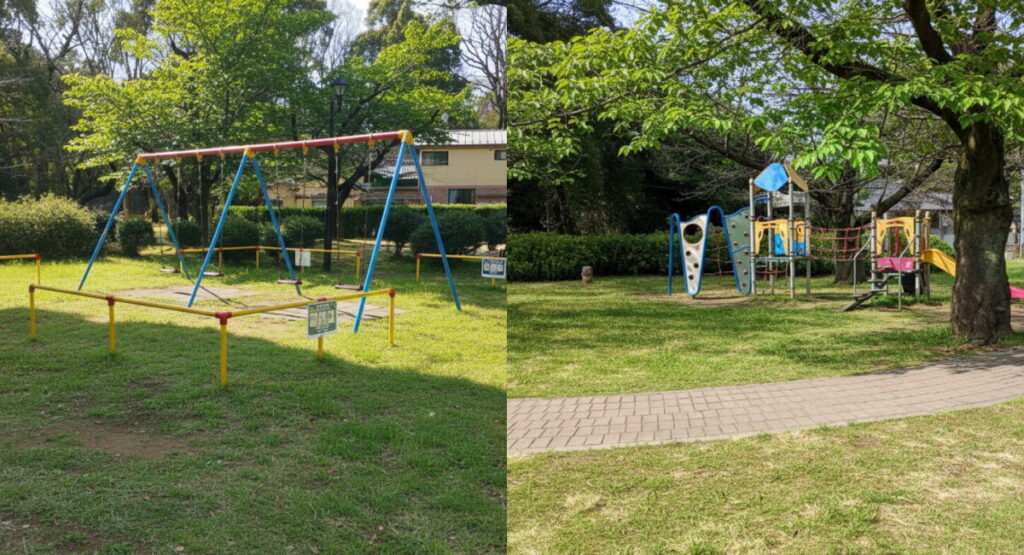 杉並区和田堀公園のわんぱく遊具広場