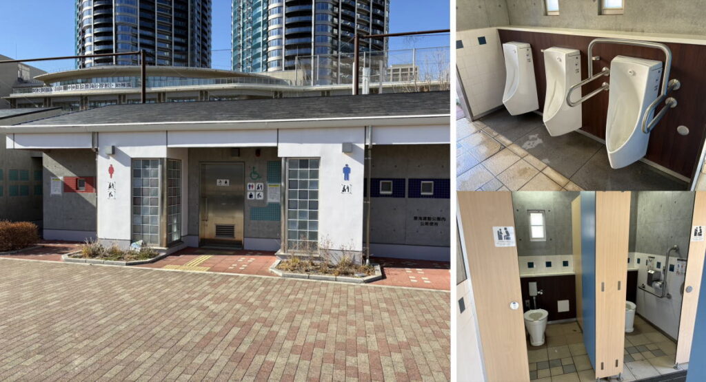 中央区豊海運動公園の公衆トイレ