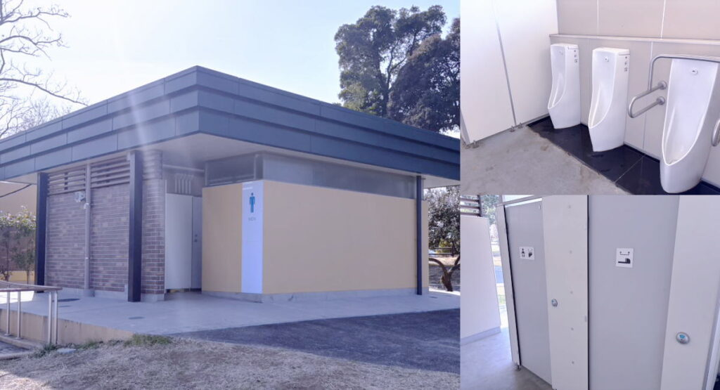 江東区夢の島公園の公衆トイレ