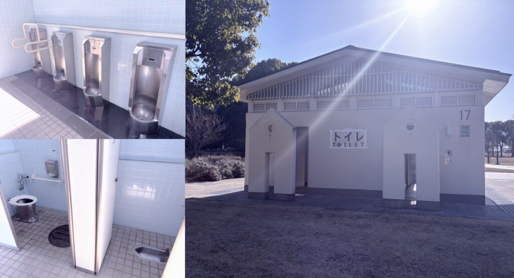 足立区舎人公園の公衆トイレ