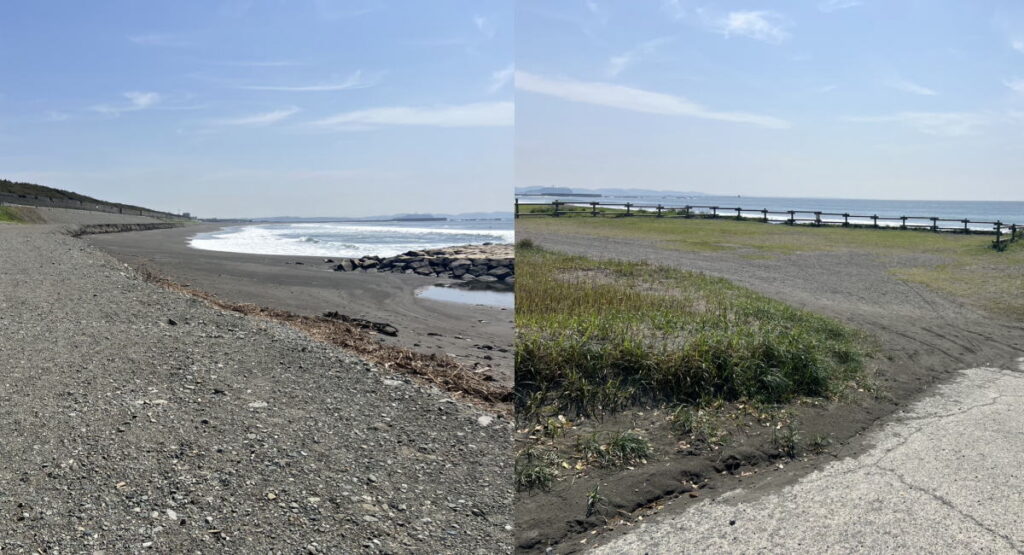 茅ヶ崎市柳島海岸へのルート
